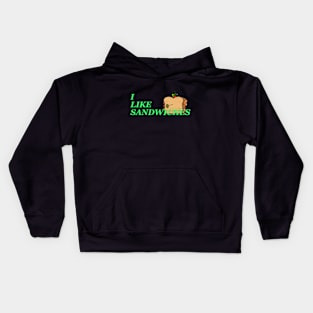 I Like Sandwiches Kids Hoodie